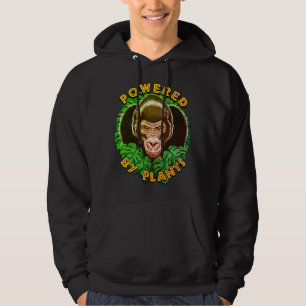 Sudadera Gorila Vegan - Alimentado Por Cita De Plantas