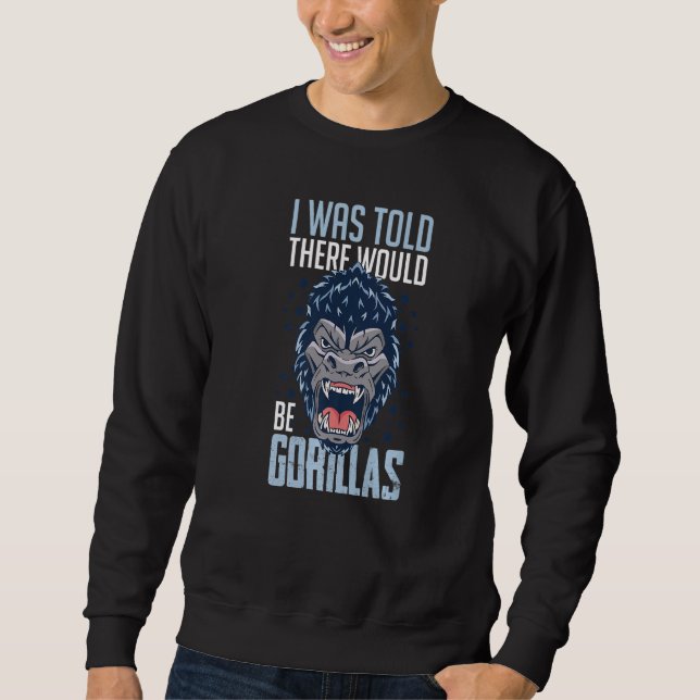 Sudadera Gorilla Animal Cita Monkey Habitat Silverback Wes (Anverso)