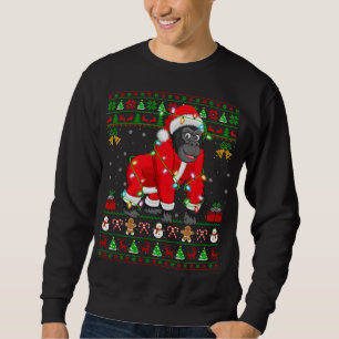 Sudadera Gorilla Lover Xmas coincidiendo con Santa Ugly Gor