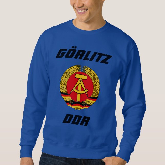 Sudadera Gorlitz, DDR de la República Democrática Alemana. (Anverso)