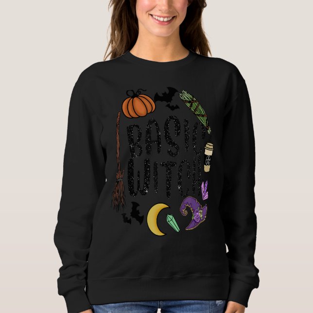 Sudadera Gorra de Brujas Básico Testigos Calabaza La Brujer (Anverso)