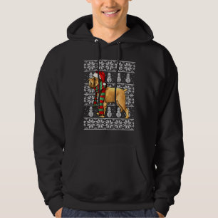 Sudadera Gorra de Santa Navidad Bruselas Griffon Navidad Fe