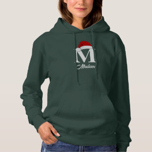 Sudadera Gorra de Santa personalizada con monograma Navidad