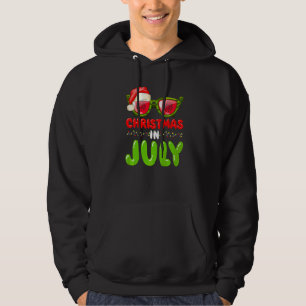 Sudadera Gorra de Santa Sandía Gafas de sol Navidad en juli