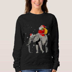 Sudadera Gorra elefante de la luz del árbol de Navidad Navi
