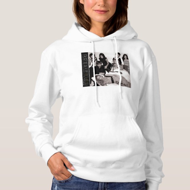 Sudadera Gossip Chica Black and White Group Graphic (Anverso)