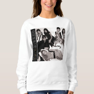 Sudadera Gossip Chica Black and White Group Graphic