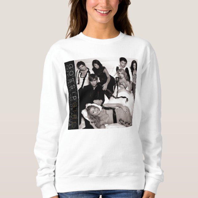 Sudadera Gossip Chica Black and White Group Graphic (Anverso)