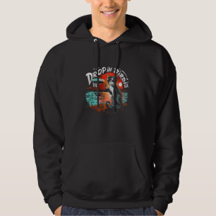 Sudadera Gota en Birdi.e Divertido Disk Golf y Gatos Amante