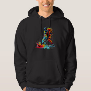 Sudadera goteo de jugador de hockey para niños y jóvenes va