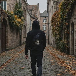 Sudadera Gothic Raven Skull & Poison Vial Dark Fantasy