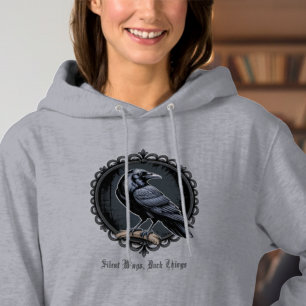 Sudadera Gótico Cuervo Dark Academia Alternativo