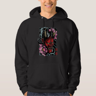 Sudadera Gótico Demonio de tatuaje oriental tradicional de 