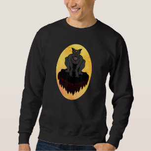 Sudadera Gótico Demonio Demonio Ropa Estética Grunge Suave