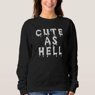 Sudadera Gótico E Chica De Cuaderno Como El Infierno Pastel
