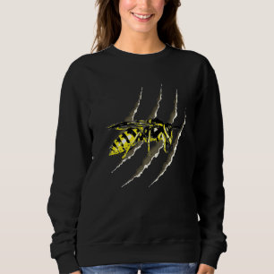 Sudadera Gótico Emo de Punk de agujetas amarillo