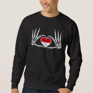 Sudadera Gótico Goth Esqueleto Indonesia Indonesio Hallowee