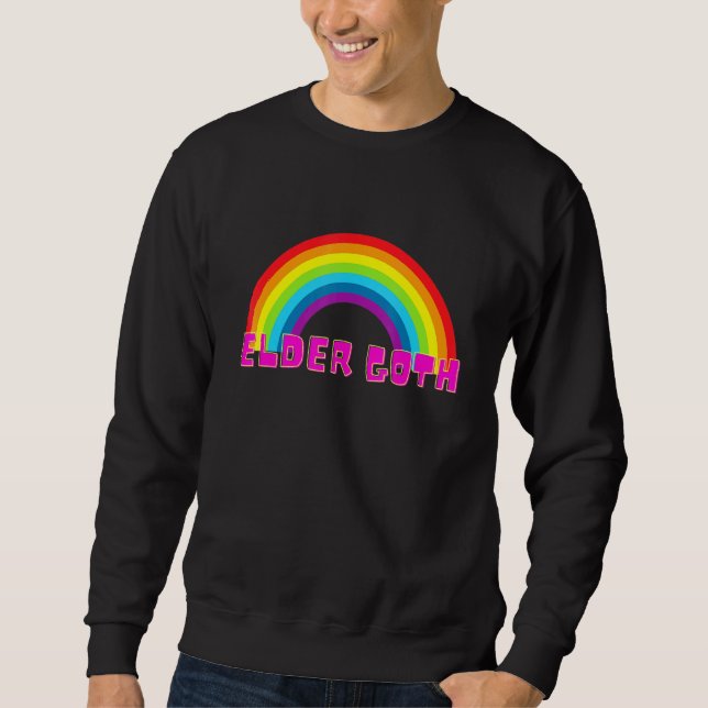Sudadera Gótico mayor Arcoiris gótico (Anverso)