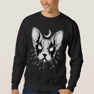 Sudadera Gótico Metalizado de muerte por gato Metalizado ne