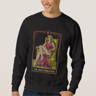 Sudadera Gótico Místico Alto sacerdote Tarot Espiritual