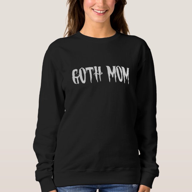 Sudadera Gótico Mom Halloween (Anverso)