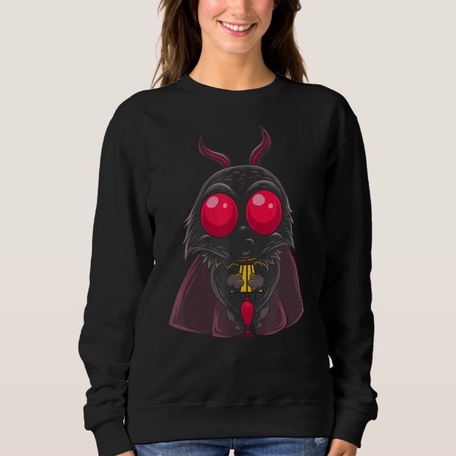 Sudadera Gótico Pastel Mothman Lamp Folklore Criptid Creepe (Anverso)