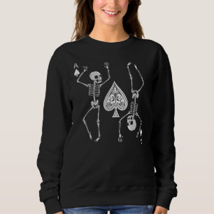 Sudadera Gótico Skeleton Dancing