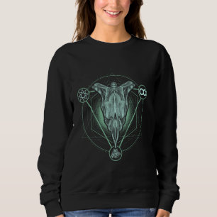 Sudadera Gótico Skull Shark Cult Sea Animal Marine Biology