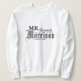 Sudadera Gótico Sr. Newlyw Groom Boda