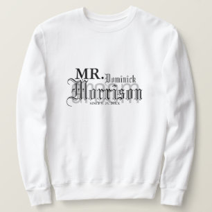Sudadera Gótico Sr. Newlyw Groom Boda