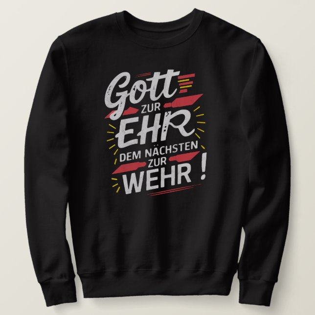 Sudadera Gott zur Ehr dem Nächsten zur Wehr - Feuerwehr (Anverso del diseño)