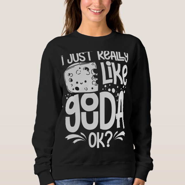 Sudadera Gouda Queso ahumado Cortes de Queso 2 (Anverso)