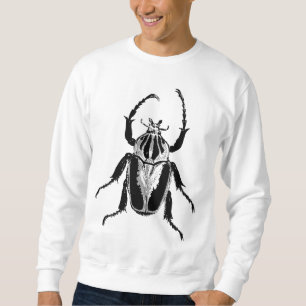 Sudadera Grabado de madera del vintage del insecto del