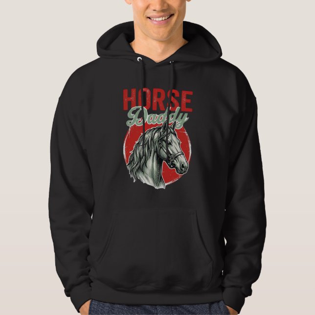 Sudadera Grabado Vintage Horse Daddy (Anverso)