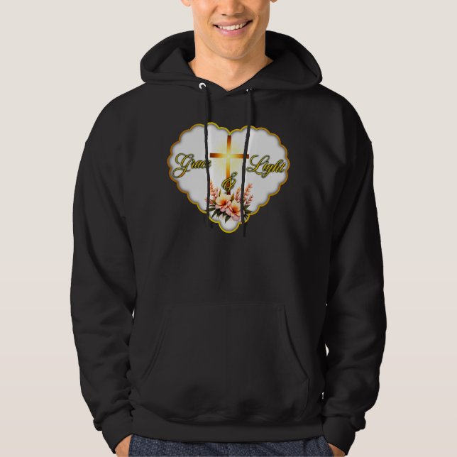 Sudadera Grace and Light – Christian Easter - moletom (Anverso)