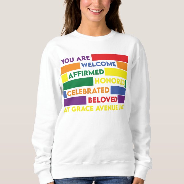 Sudadera Grace Avenue Pride Sweatshirt (Anverso)