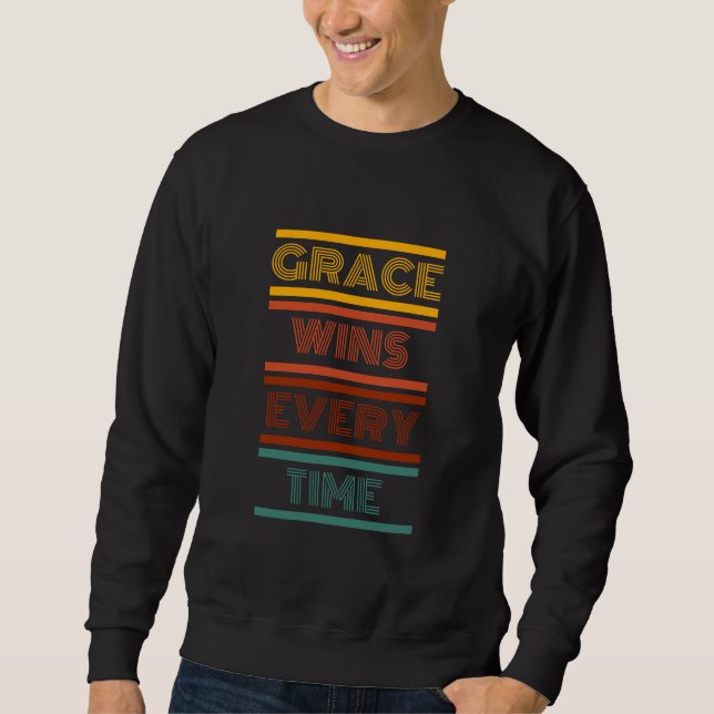 Sudadera Grace gana cada vez (Anverso)