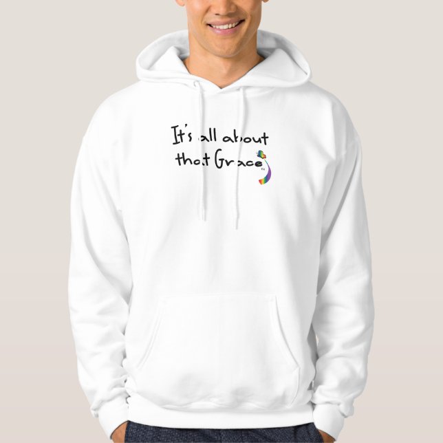 Sudadera Grace Rainbow Butterfly Hoodie Sweatshirt (Anverso)