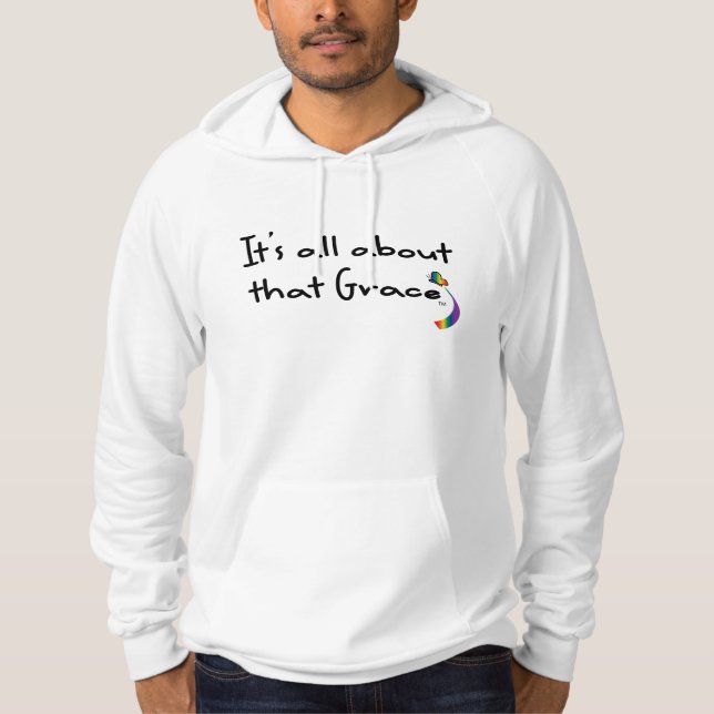 Sudadera Grace Rainbow Butterfly Hoodie Sweatshirt (Anverso)
