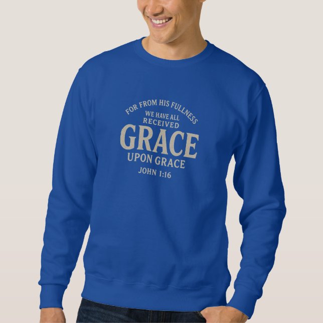 Sudadera Grace upon Grace - Christian (Anverso)