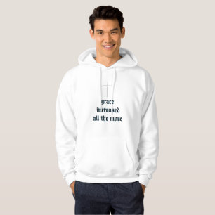 Sudadera Gracia Aumenta La Capucha Más Blanca