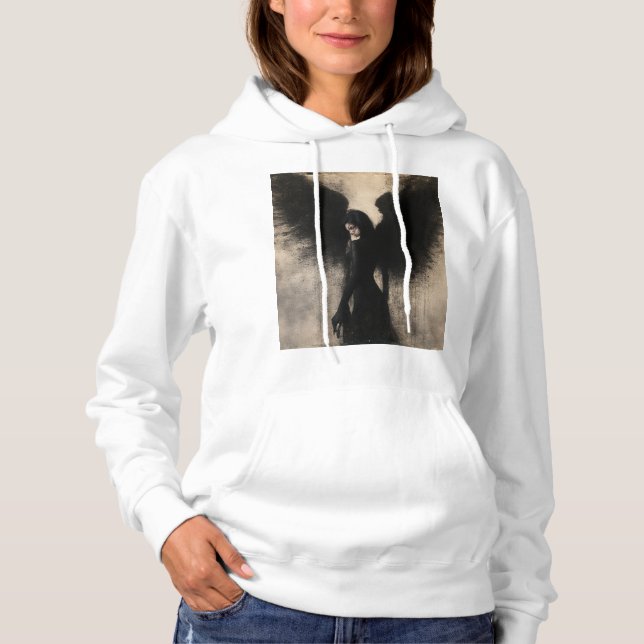 Sudadera Gracia Caída: La Belleza de un Ala Rota  (Anverso)