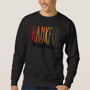 Sudadera Gracias A Mamá Moderna, Simple Cute Para Mujeres H