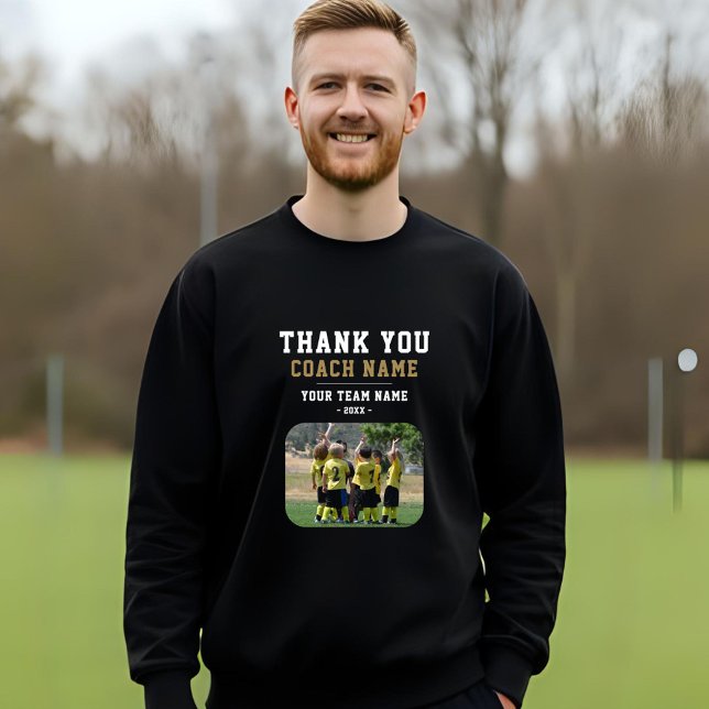 Sudadera Gracias Coach Team Name Photo (Subido por el creador)