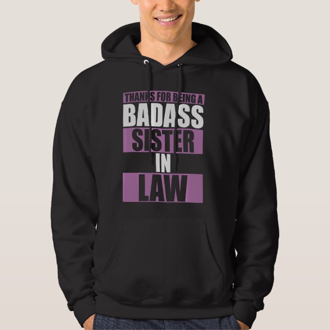 Sudadera Gracias Hermana En Derecho De Brother In Law Funny (Anverso)