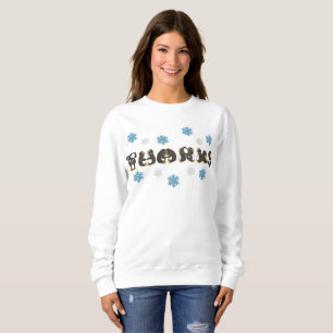 Sudadera Gracias Penguin Invierno Feriado De Snowflake