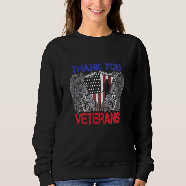 Sudadera Gracias Por Su Servicio (Anverso)