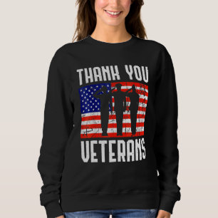 Sudadera Gracias por sus servicios Patriotic Veterans Pr
