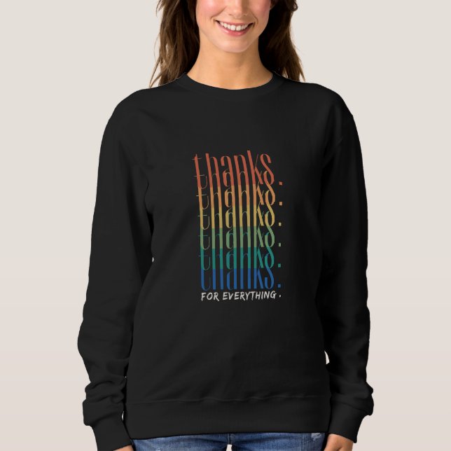 Sudadera Gracias por todo (Anverso)