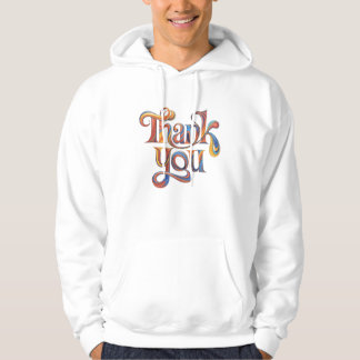 Sudadera Gracias tipografía: Gratitud en el estilo